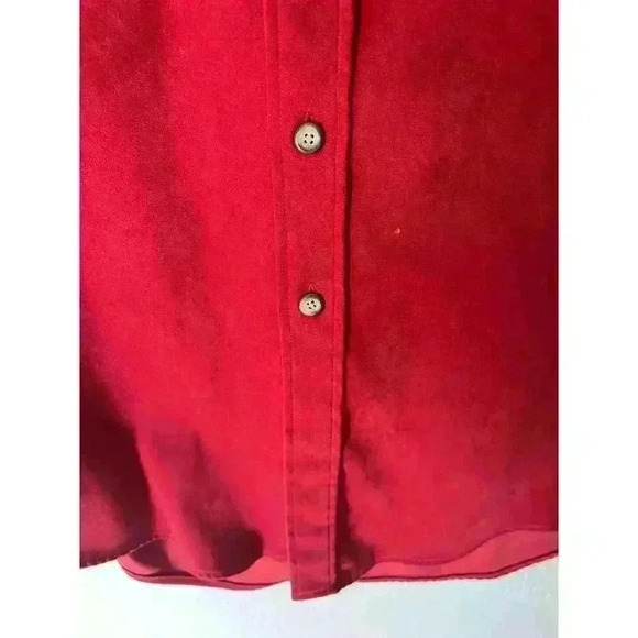 Vintage St Johns Bay Mens 70s 80s Chamois Cloth Flannel Thick Heavy Shirt large - Picture 9 of 9